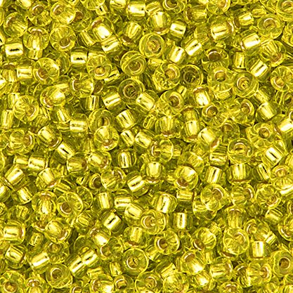 11/0 Chartreuse Silver Lined APX .22g (0014V)