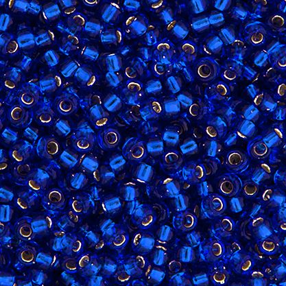 11/0 Cobalt silver lined 23g (0020V)