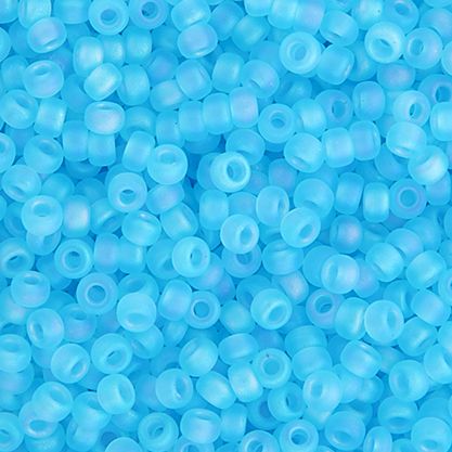 11/0 Aqua Transparent Ab matte APX.22g (0148FRV)