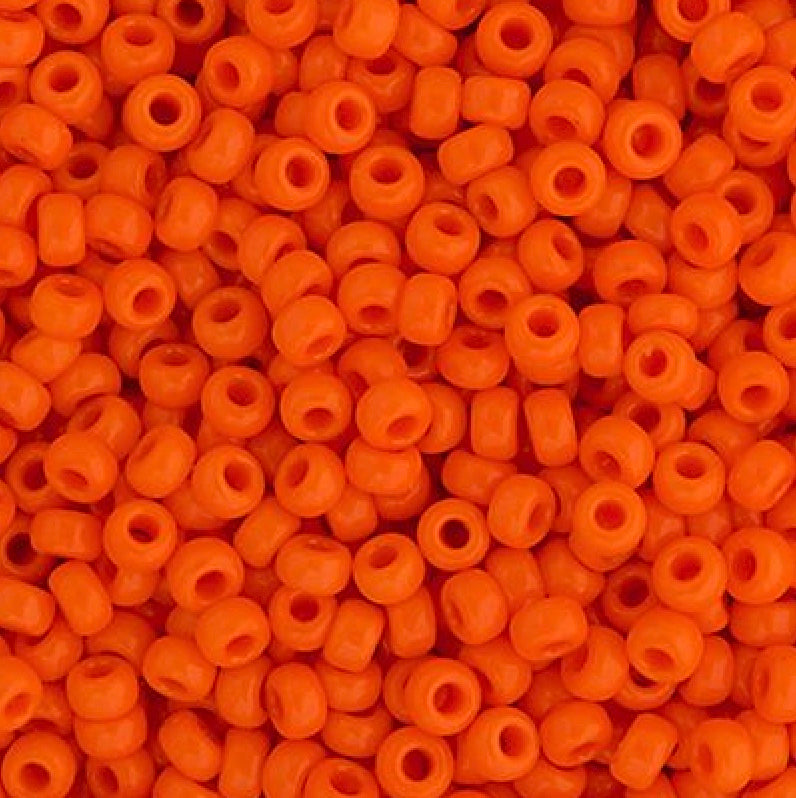 11/0 in Orange Opaque 22g (0406v)