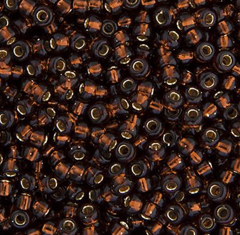 11/0 Rootbeer Silver Lined APX.22g (0029V)