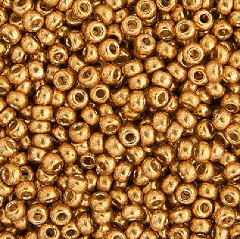11/0 apx.22g Galvanized Duracoat Yellow Gold (4203V)