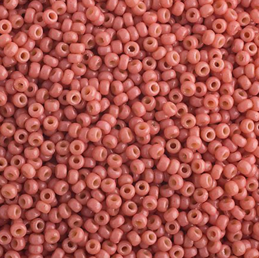 11/0 apx.22g Dark Salmon Pink Opaque Duracoat (4464V)