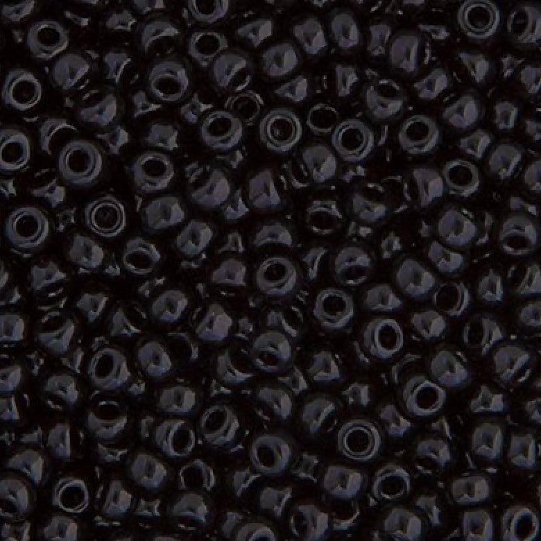 11/0 apx.22g Black Opaque (0401v)