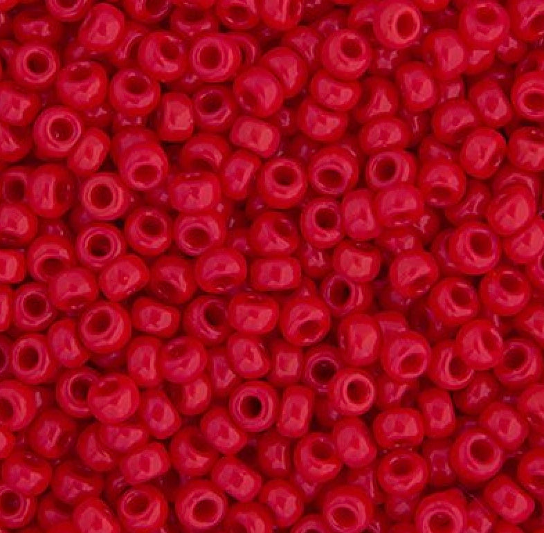 11/0 Red Opaque 250g (0408)