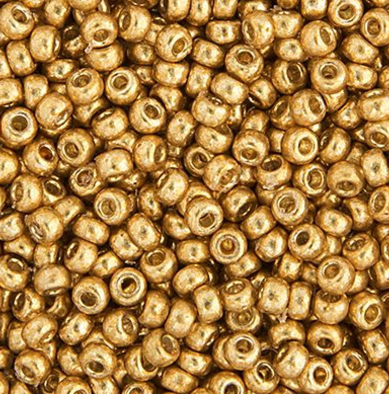 Miyuki Seed Bead 11/0 apx.22g Galvaniz Duracoat Gold (4202V)