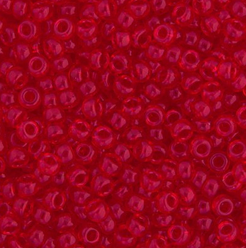 11/0 apx.22g Red Orange Transparent (0140V)