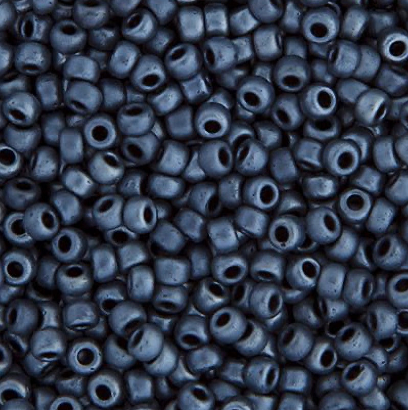 11/0 apx.22g Gunmetal Matte Metallic (2011V)