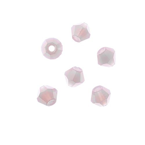 Bicone 2Strand 7in (apx96pcs) 4mm Opaque Mauve