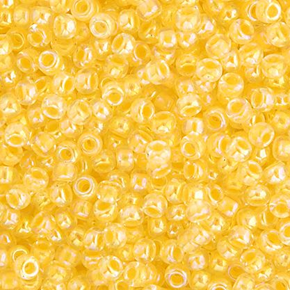 11/0 APX.22g Miyuki Pale Yellow lined-dyed AB (22g) (0273V)