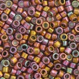 11/0 RD - Gold 24kt Pink AB plated 5.2g (0507V)