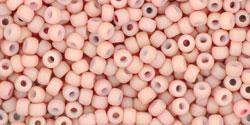 11/0 toho rose chalk op mat