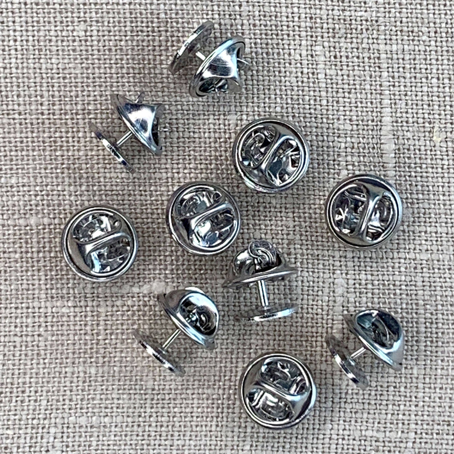 Butterfly Clutch Tie Tacks with Back 10pc