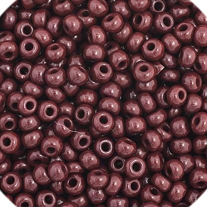 11/0 Vial Opaque Dark Brown apx24g (66434926V)