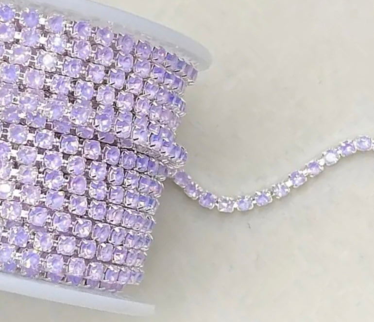 4mm Light Purple Rhinestone