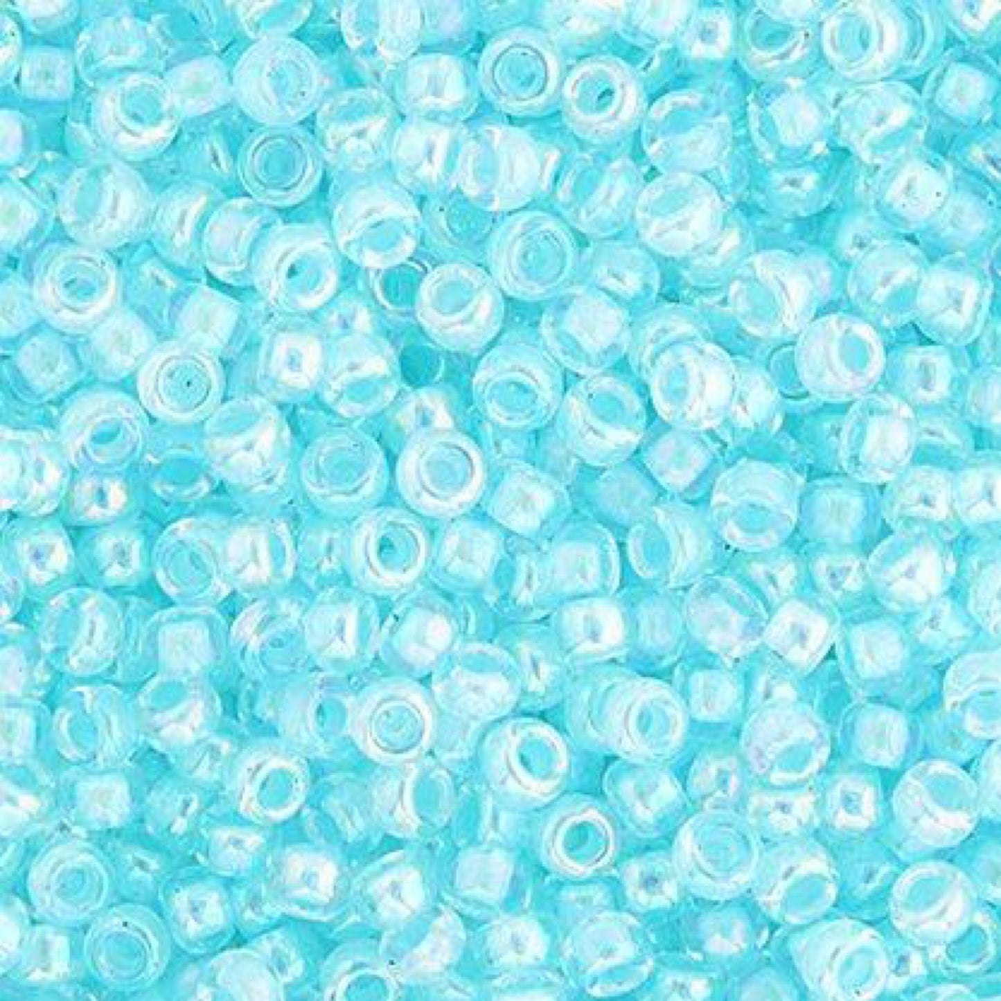 11/0 apx.22g Sky Blue AB Lined-Dyed (0278V)
