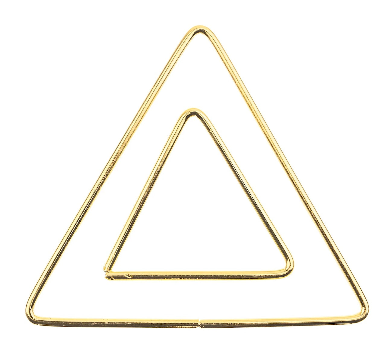 Metal Shapes Triangle 2pcs 50mm/100mm Iron