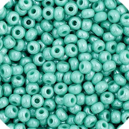11/0 Vial Opaque Turquoise Luster apx25g (66435042V)