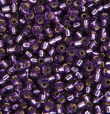 11/0 Amethyst Silver Lined 22g (0024V)
