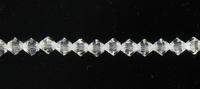 Preciosa Clear 3mm bicone 42 beads