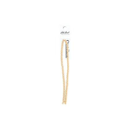 Rondelle 2 Strand 7in (apx78pcs) 4x6mm Opaque Cream
