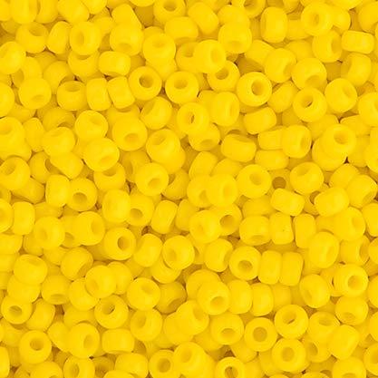 11/0 - Yellow Opaque 250gms Bulk Bag (0404)