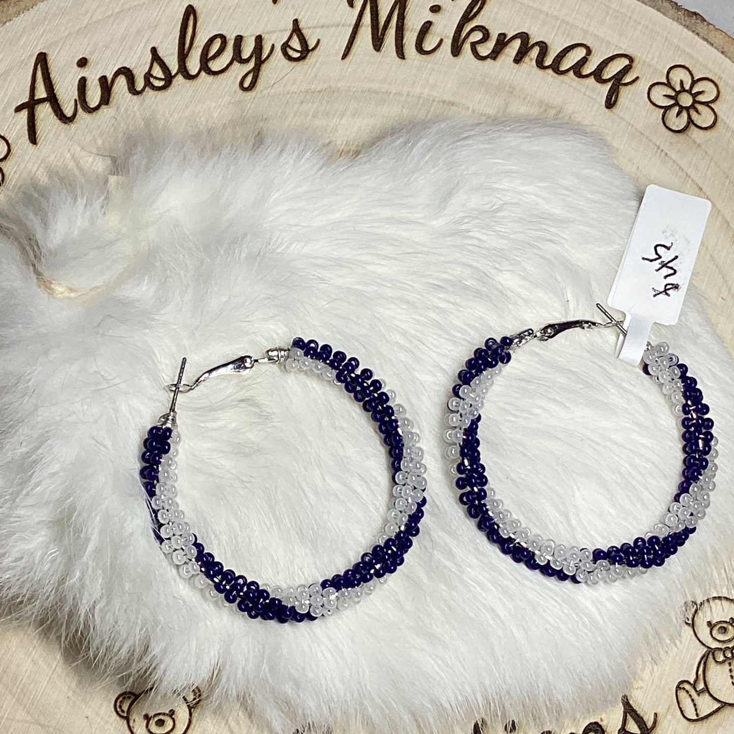 Blue/white hoops