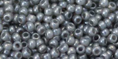 11/0 toho grey ceylon pearl