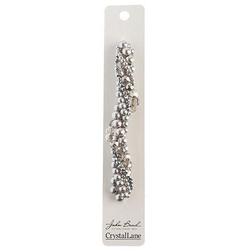 27290100-17 Twisted Bead Strands Silver Brunia