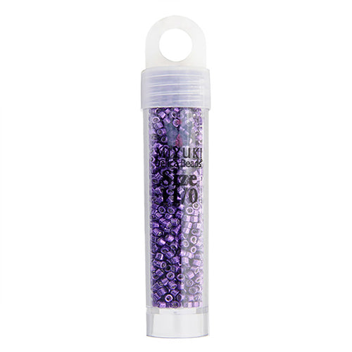 11/0 5.2g Vial Dark Lilac Opaque Glavanized-Dyed (0430V)