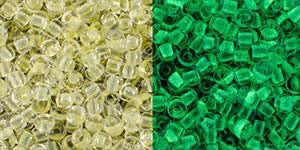 11/0 Glow in the dark Yellow/green
