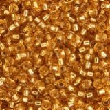 Miyuki Seed bead Dark Gold Silver 11/0 (22gms) Lined