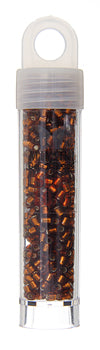 11/0 RD Amber Silver Lined 5.2g (0144V)