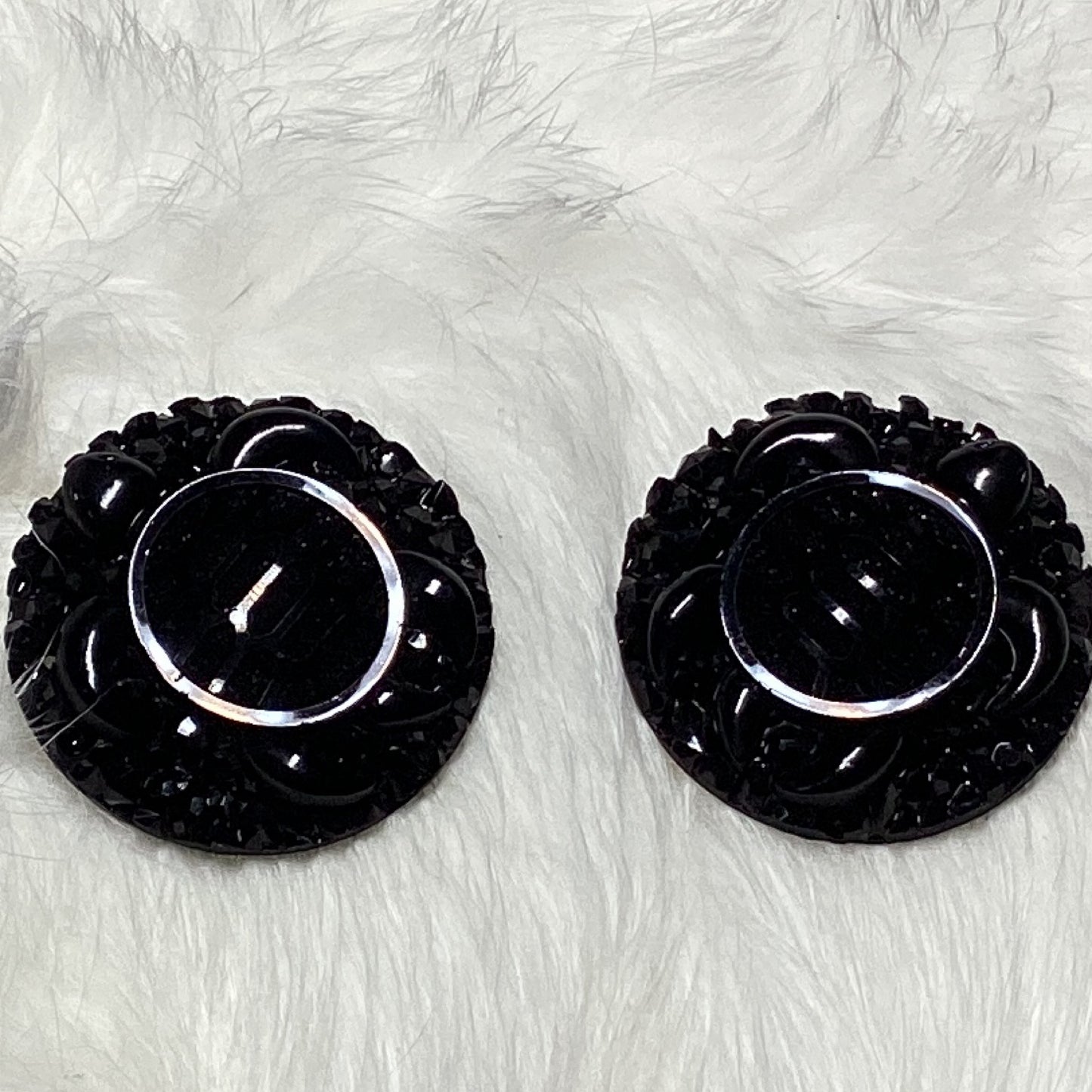 Black turtle resin cab 25 mm