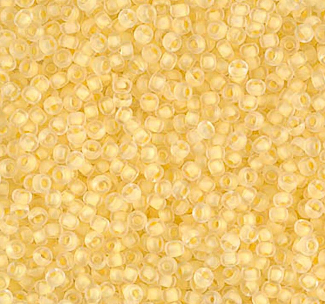 Lined Crystal Yellow Luster Miyuki Delica Beads 10/0 (0233V)