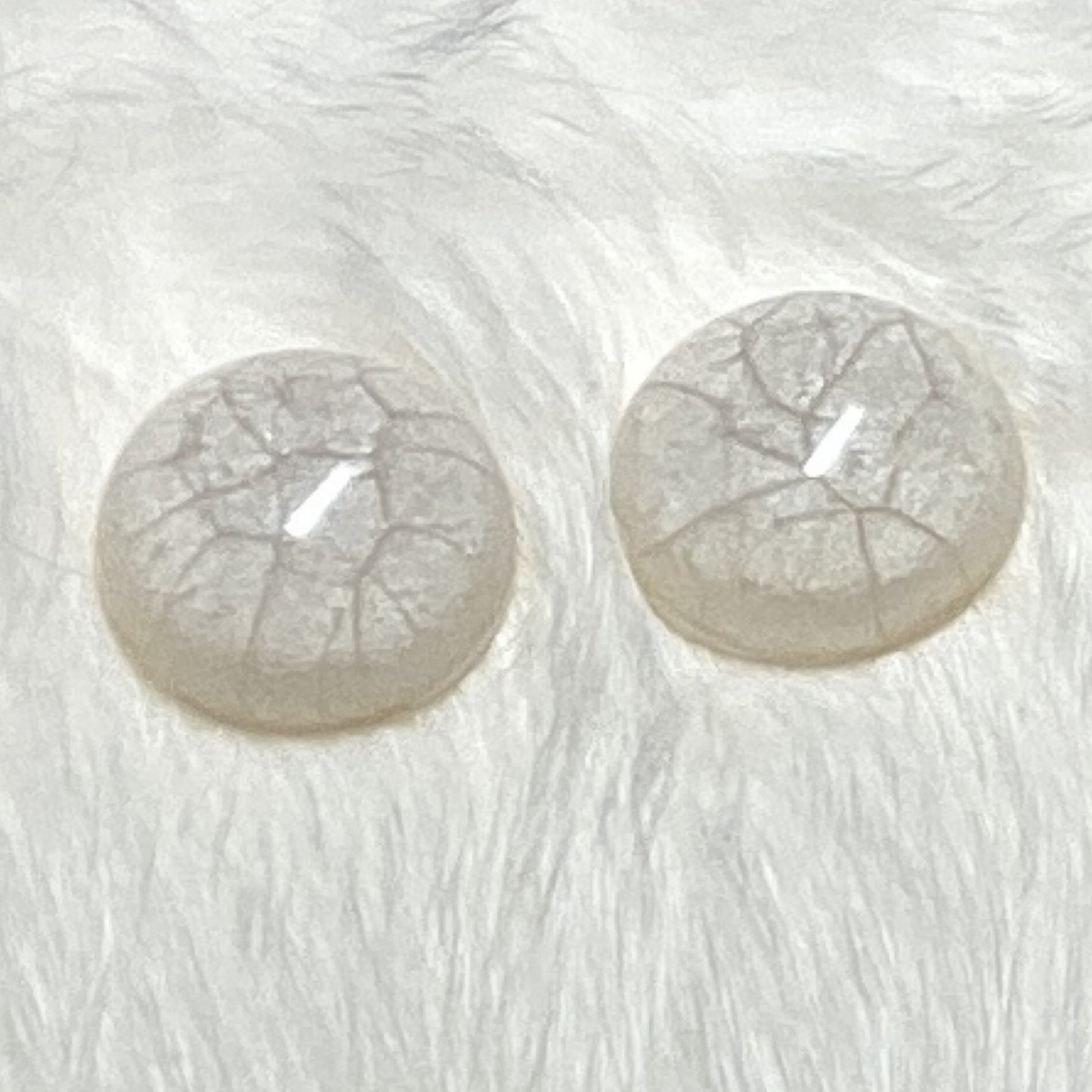 Glitter white cabs