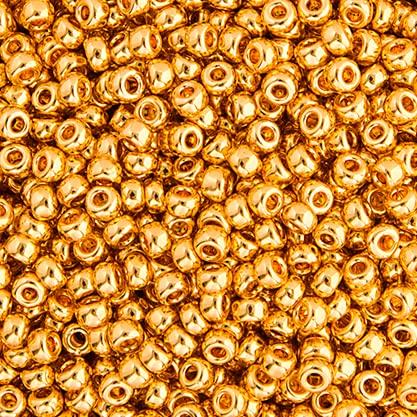 11/0 apx.5.2g 24kt Gold Plated (0191VS)
