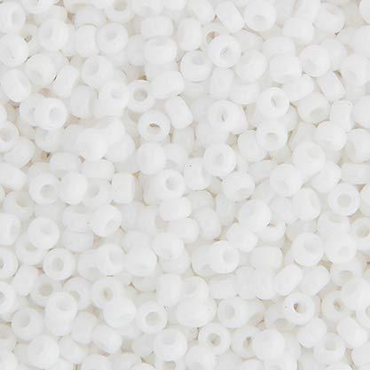 Miyuki Seed Bead 6/0 apx.22g Chalk White Opaque (0402V)