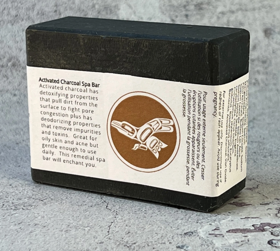 Beach Fire Soap | Charcoal + Clove Bud + Eucalyptus