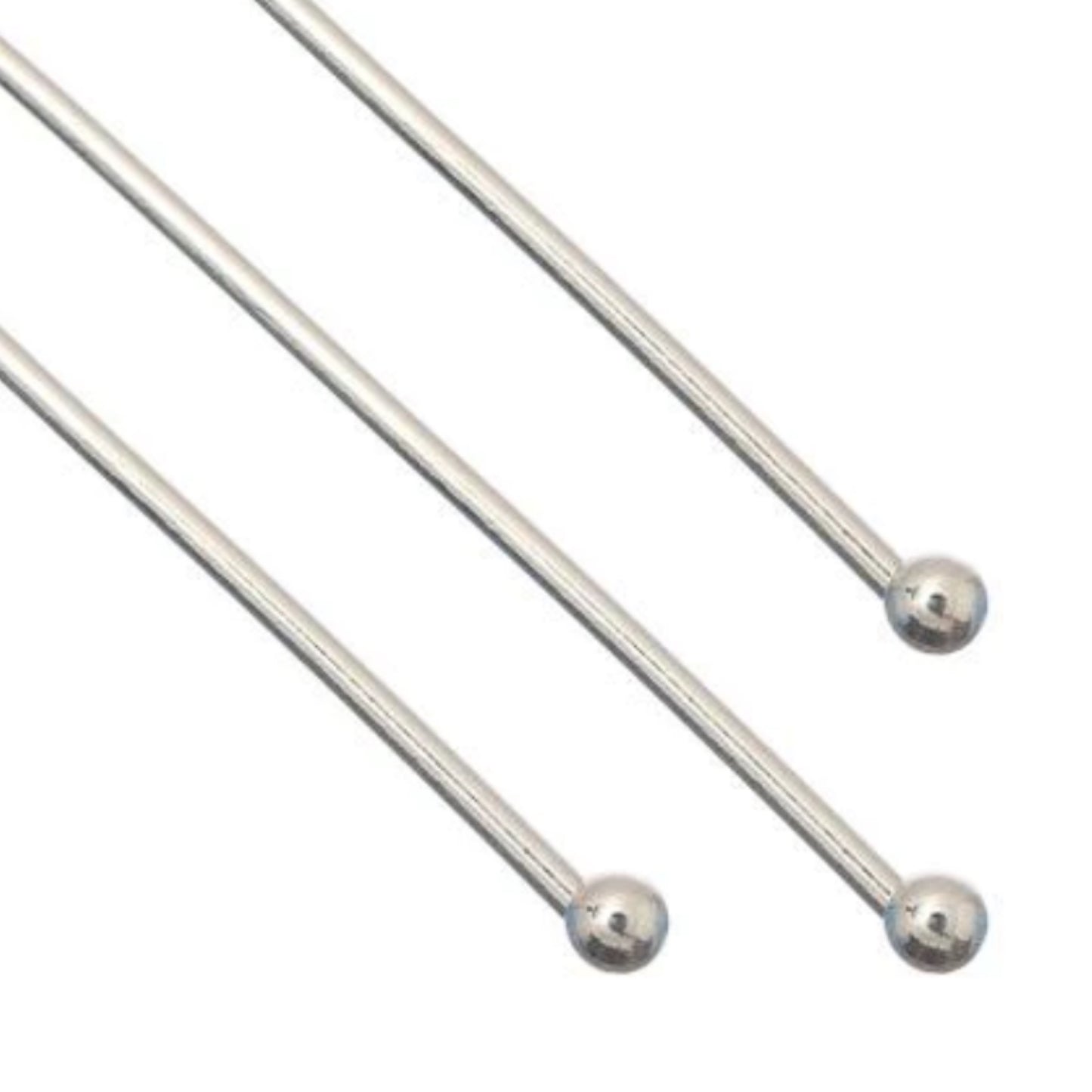 ball pins Silver 2inch 22 gauge 50/pk