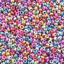 Czech Seed Bead 10/0 Multi Mix MTLC