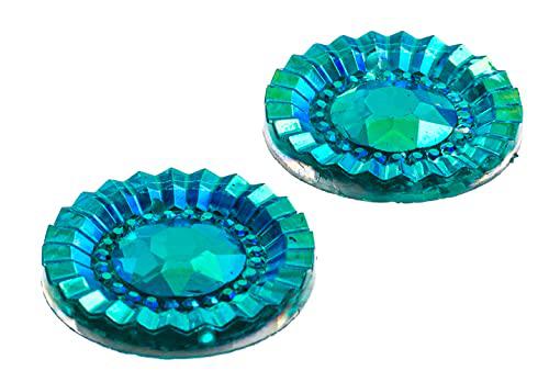 20mm Round Turquoise Ab