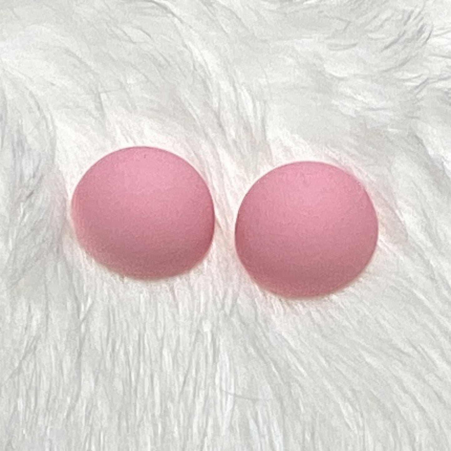 Pink round pastel cabs 12 mm