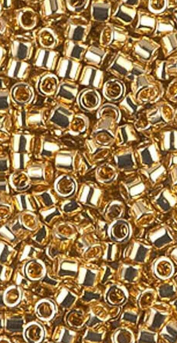 10/0 delica Gold 24k plated 5.2 g