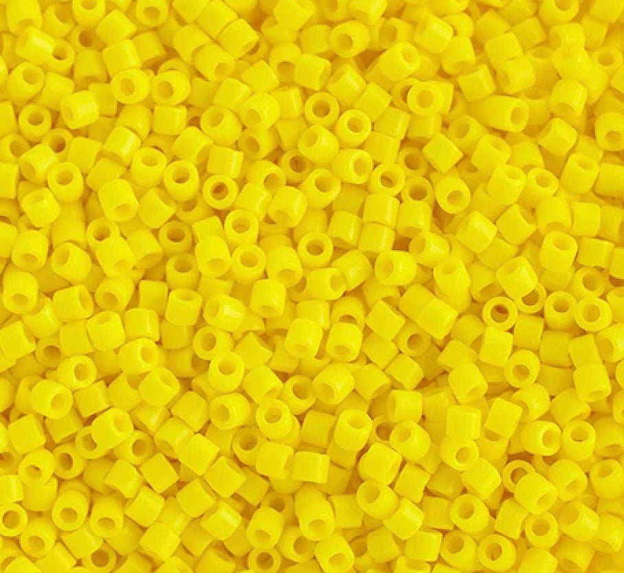 Delica 10/0 RD Yellow Opaque (0721V)
