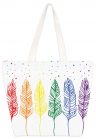 Pride feathers Lg tote bag - Patrick Hunter
