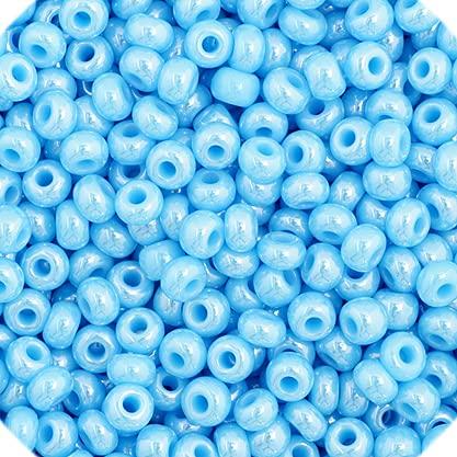 11/0 Vial Opaque Light Blue Luster apx24g (66435040V)