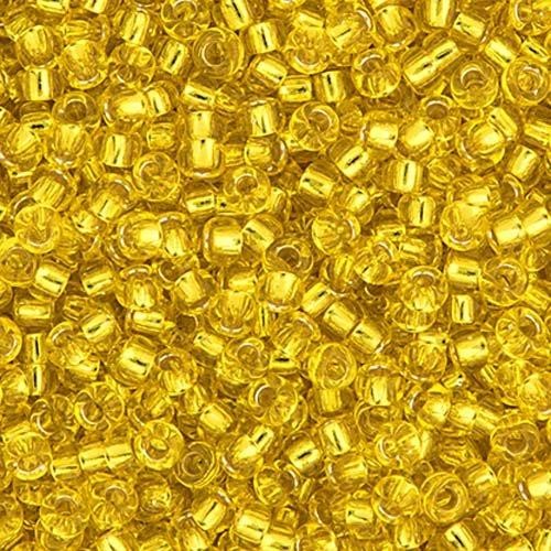 11/0 apx.22g Yellow Silver Lined (0006V)