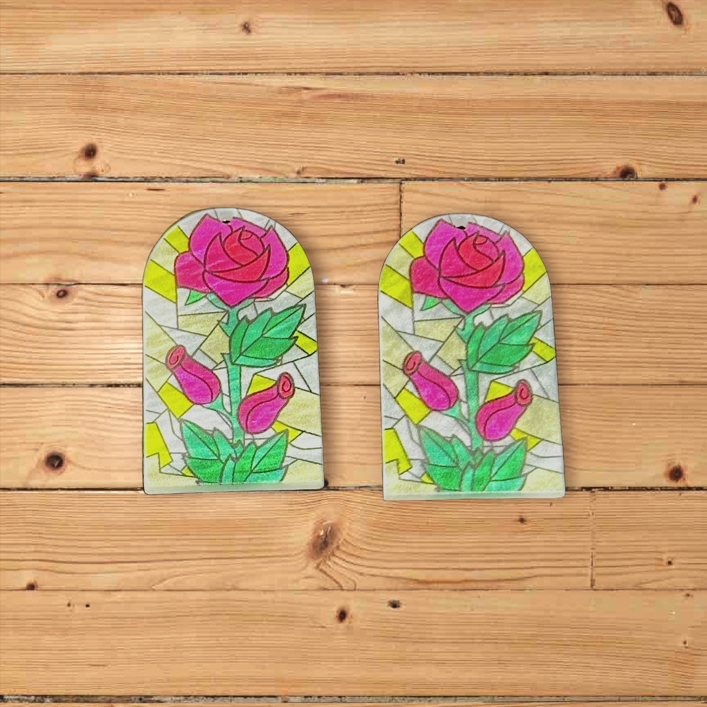 Roses on arch
