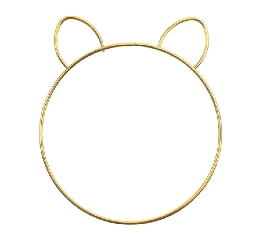 Metal Shapes Bear 1pc 130x150mm Iron